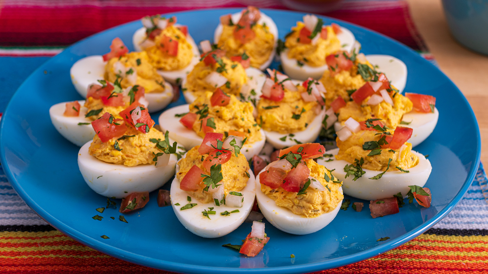 Taco deviled eggs