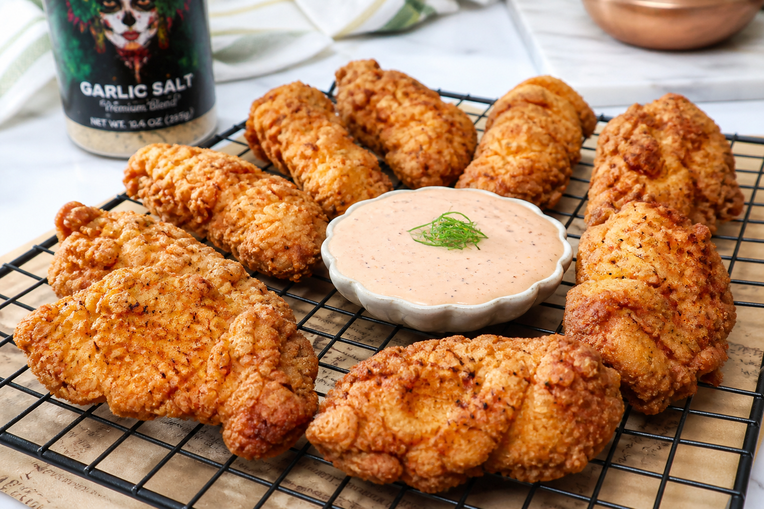 Crispy chicken tenders