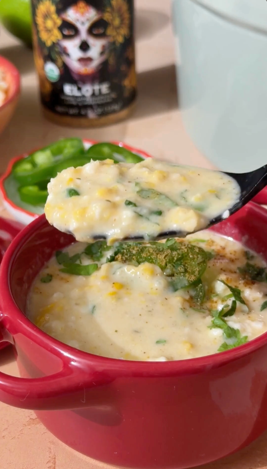 Mexican street corn soup