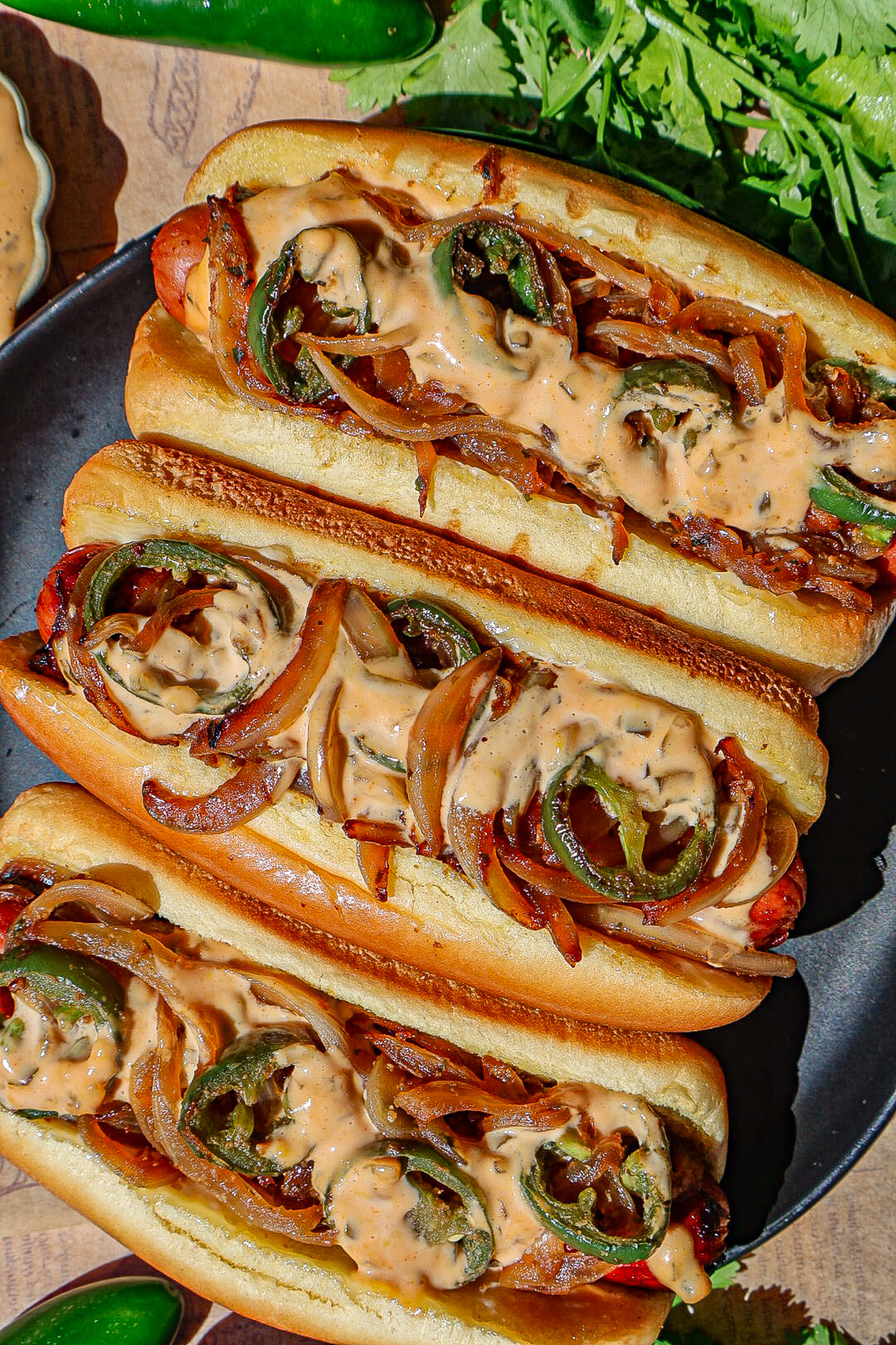 Jalapeño hot dogs