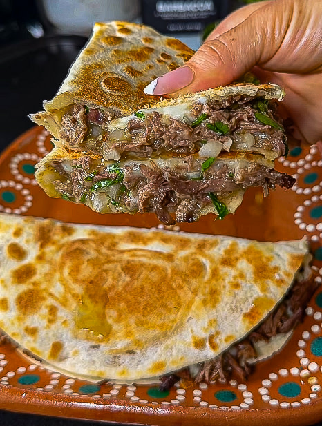 Barbacoa quesadillas