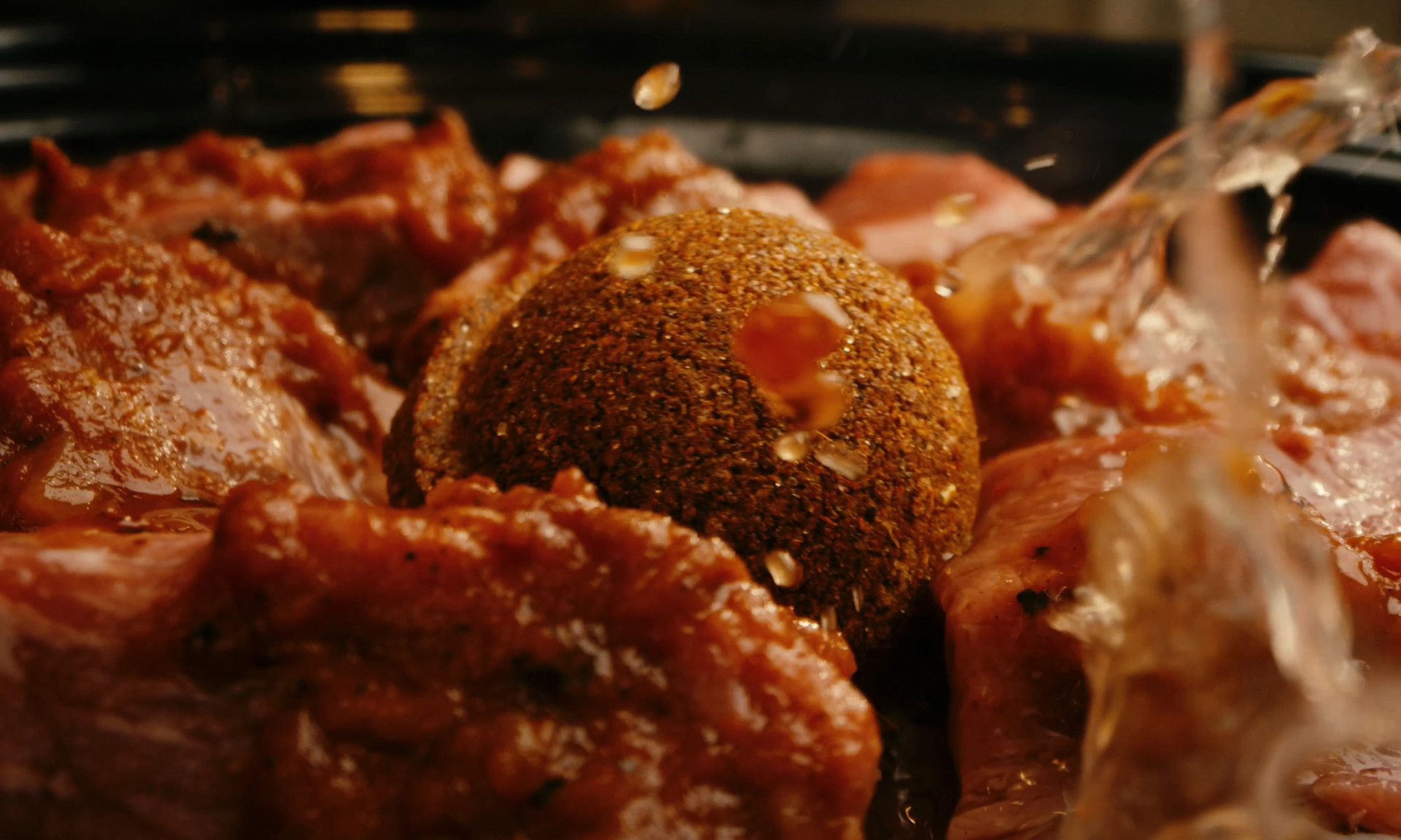 Cooking with Birria seasoning bombs on the stove