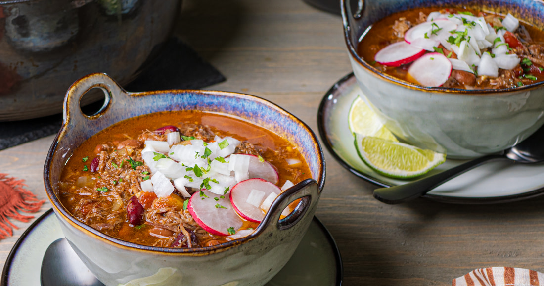 Beef birria chili