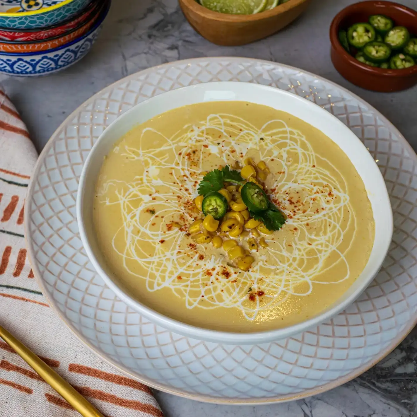 Elote cream soup