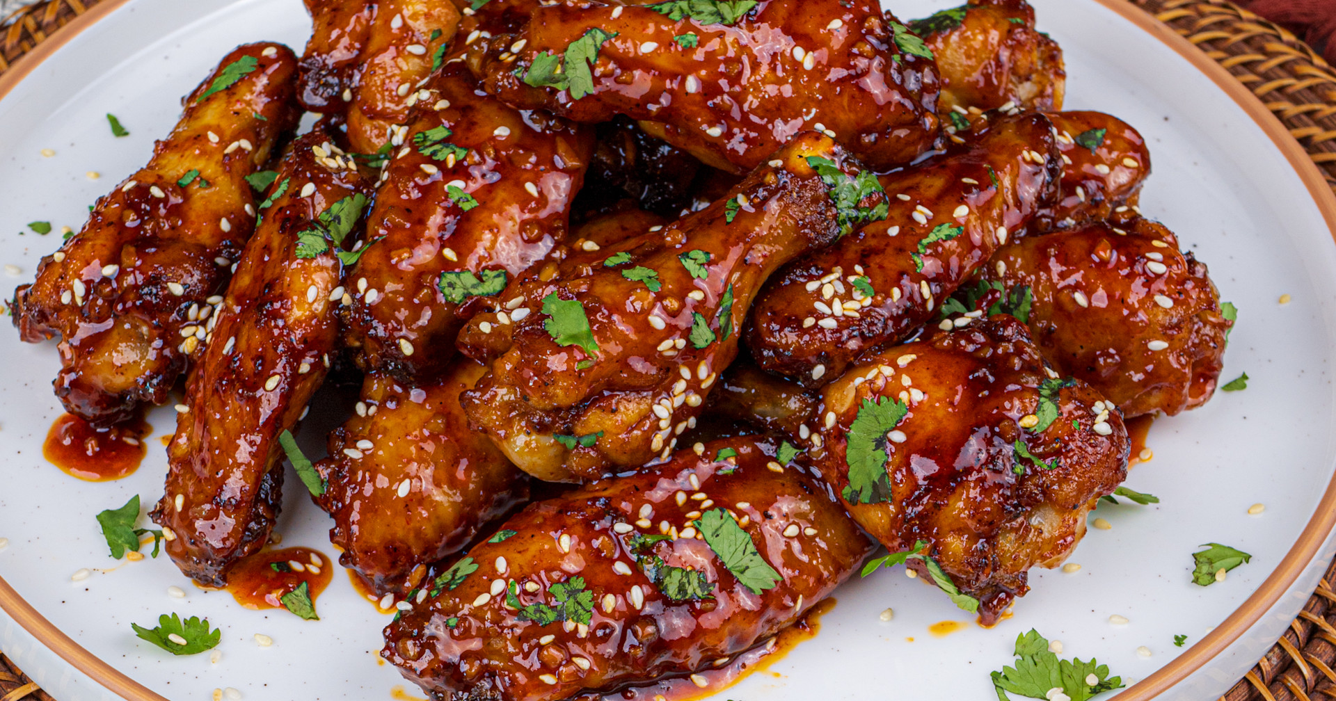 Spicy pollo asado wings