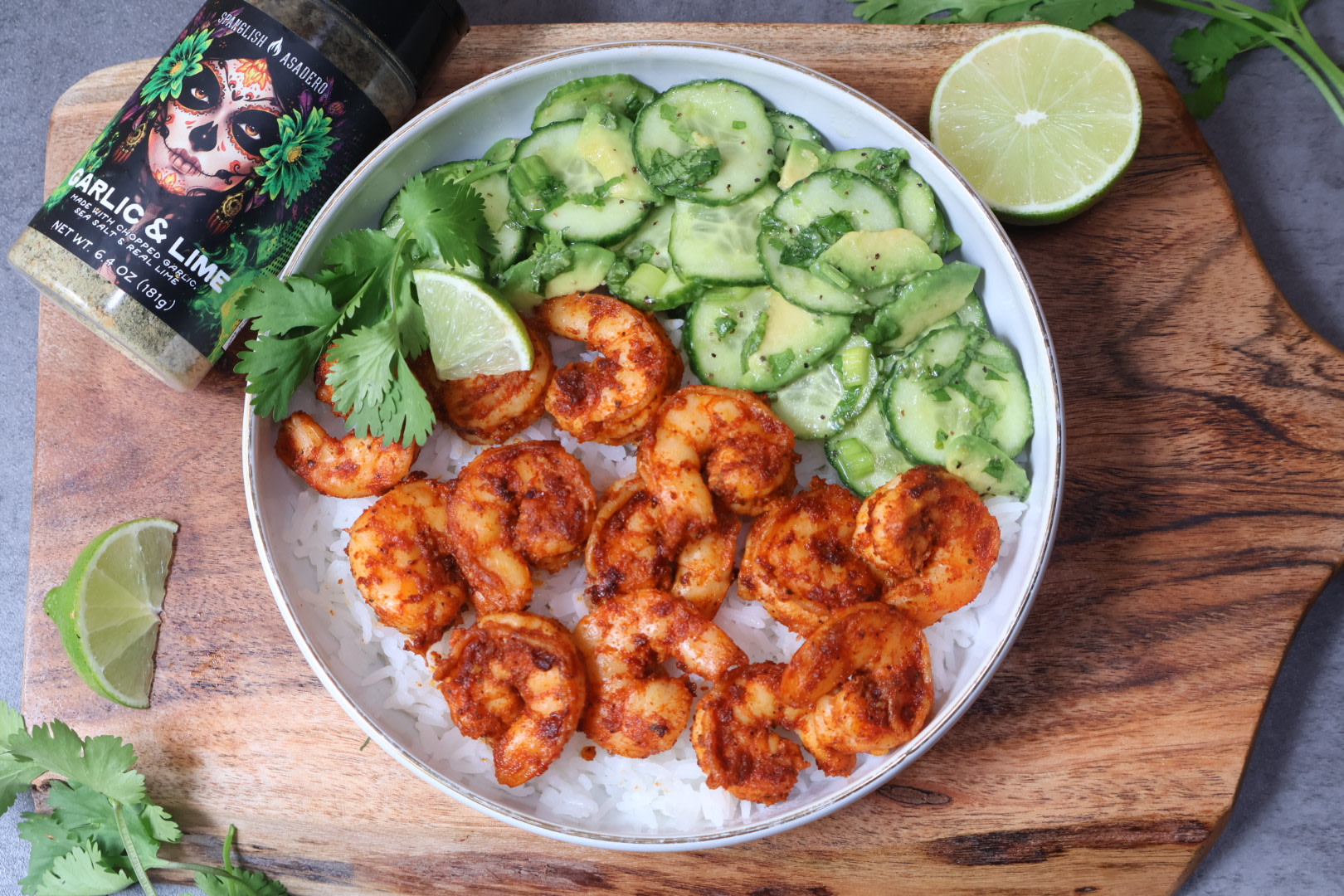 Chili Lime Shrimp Bowl