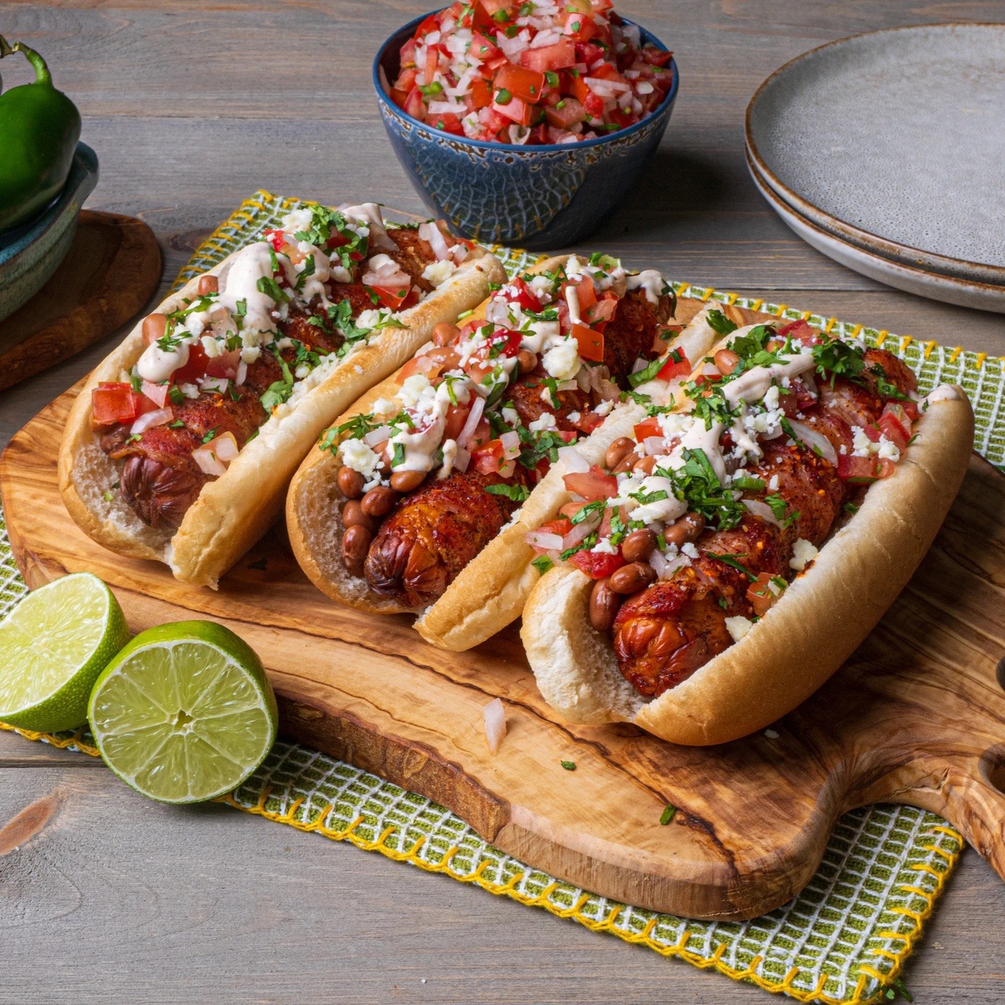 Mexican street hot dogs