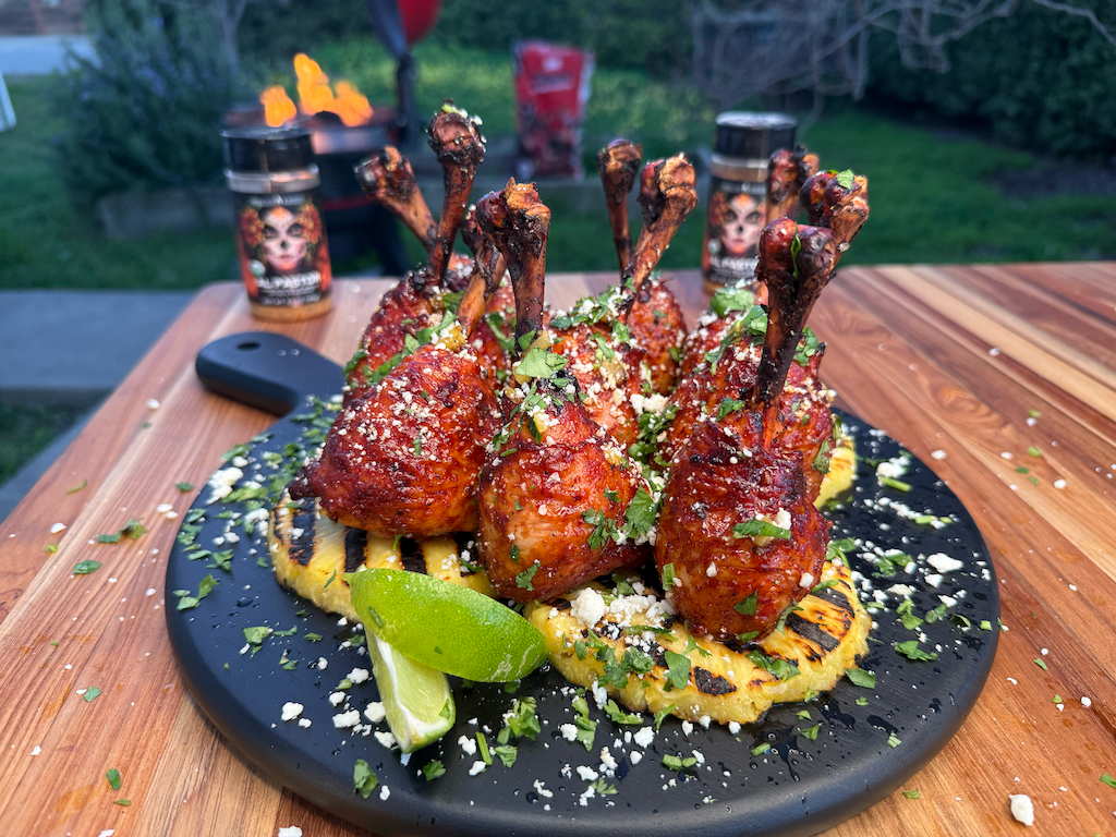 Al pastor chicken lollipops