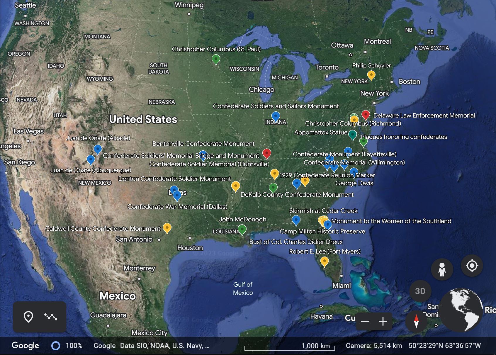 Another screenshot of the toppled cities map..