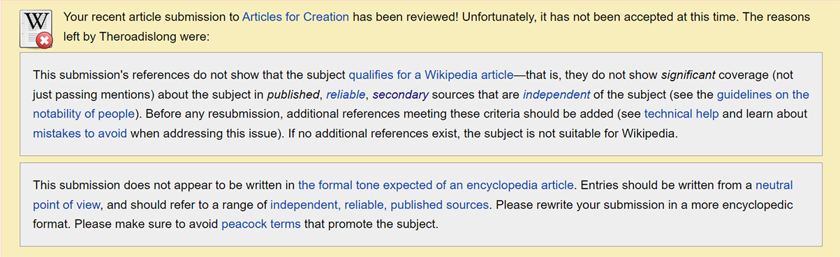 Wikipedia editor comment (smaller)