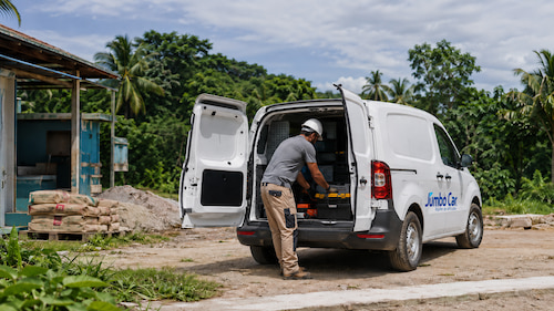 a utility vehicle is generally the most appropriate option.