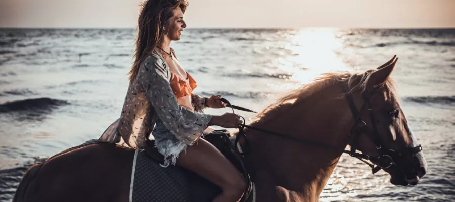 Horseback-Riding on the Beach in Uvita
