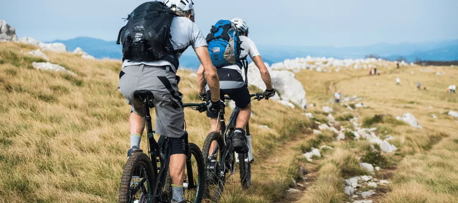 Sortie VTT dans la nature