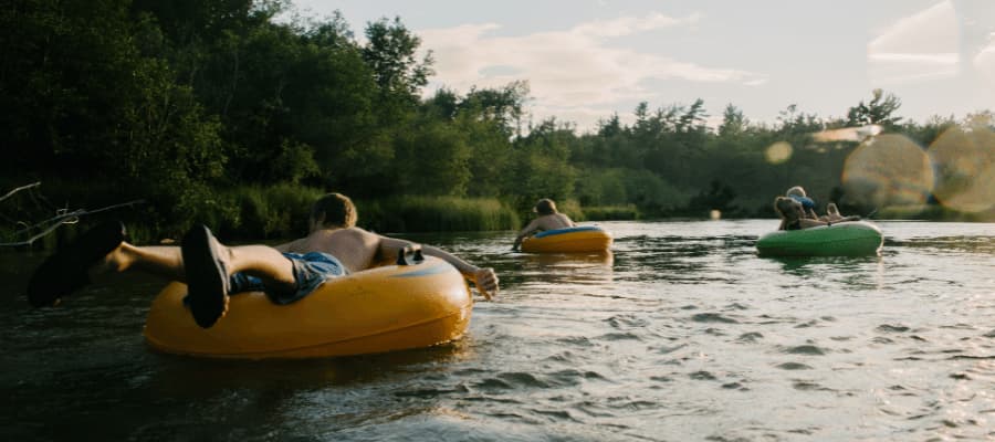  tubing sur le Rio Negro