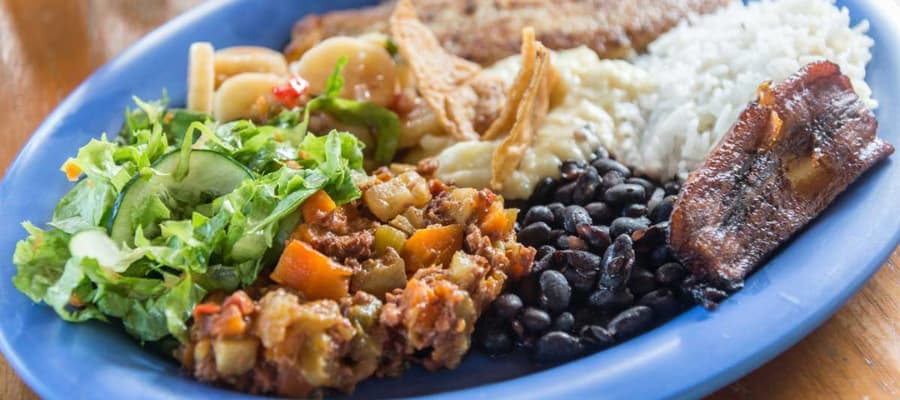 Something to Eat in Cahuita in Costa Rica.