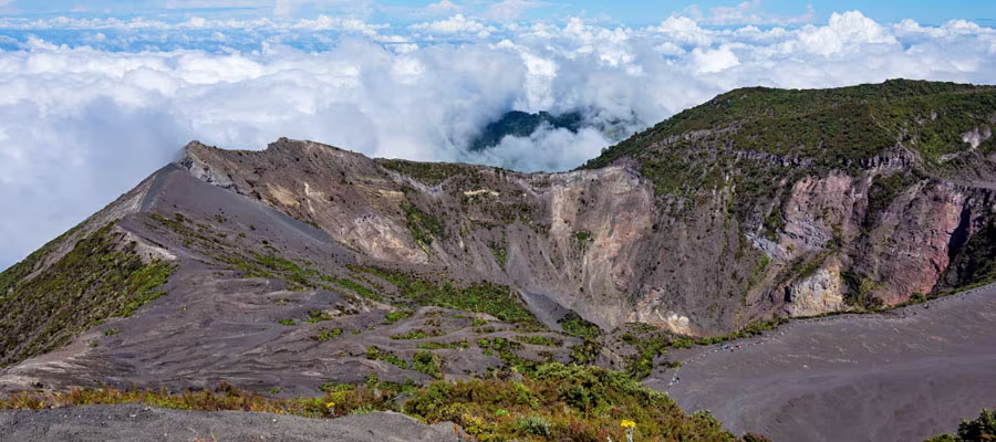 top of irazu volcano