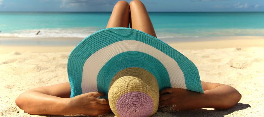 Se prélasser sur les plages