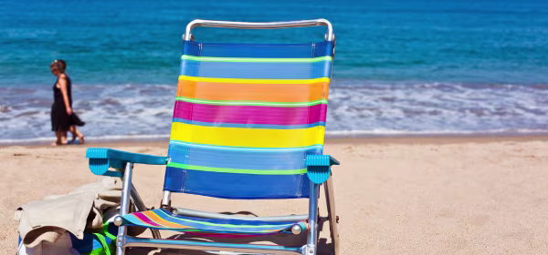 Tomar el sol en la playa!