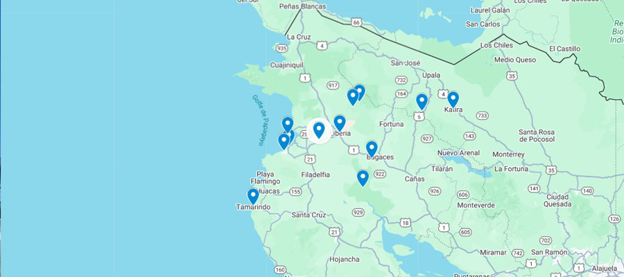 Map-what-to-see-around-liberia-airport