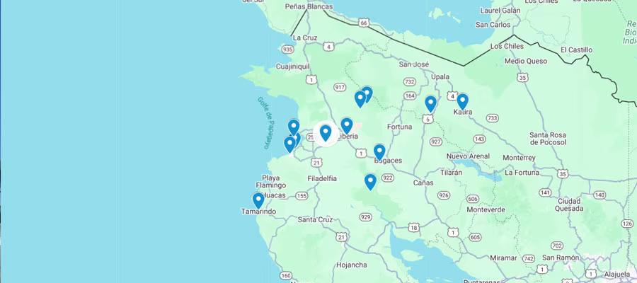 Map-what-to-see-around-liberia-airport