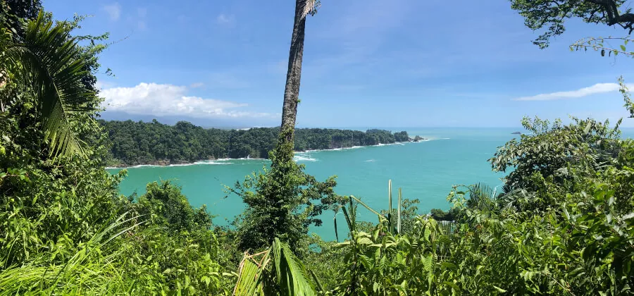 astonished view of Quepos bay and Manuel Antonio