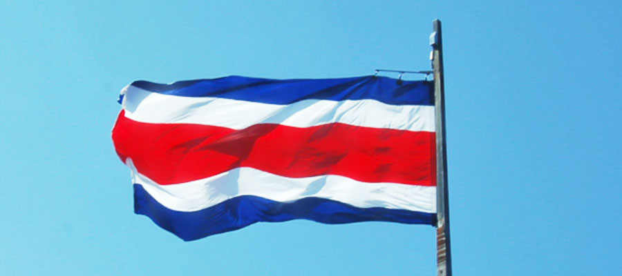 drapeau-costa-rica