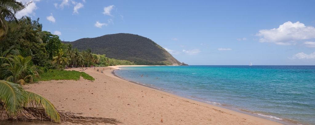 photo plage de grande anse deshaies 