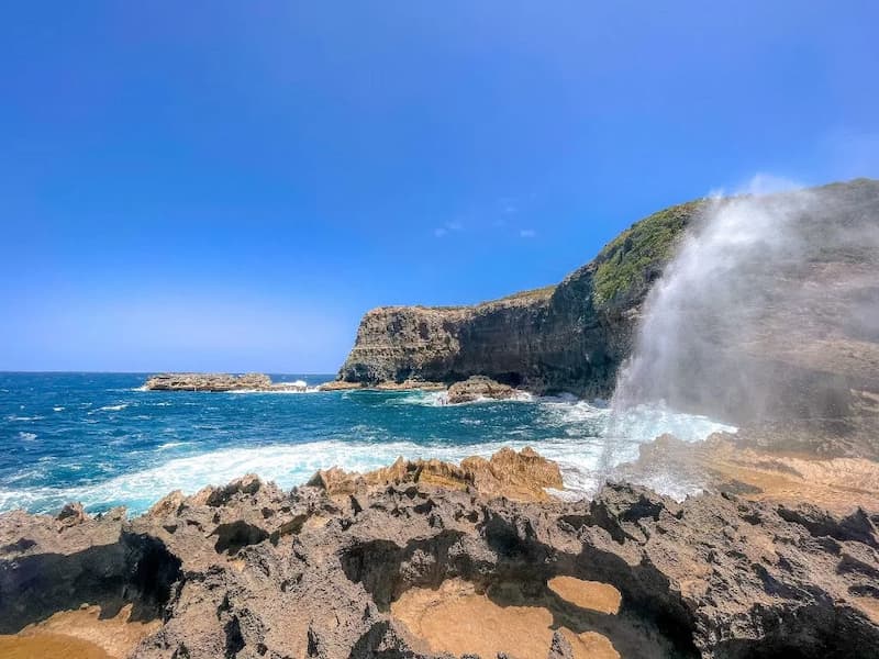 Trou du Souffleur - Sentier Douaniers Guadeloupe