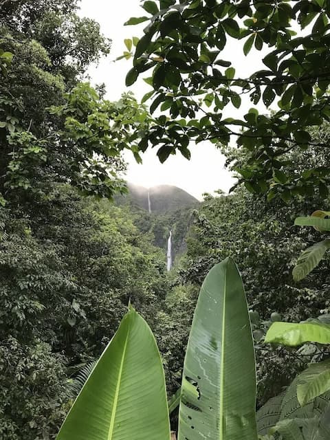 Première chute du Carbet Guadeloupe