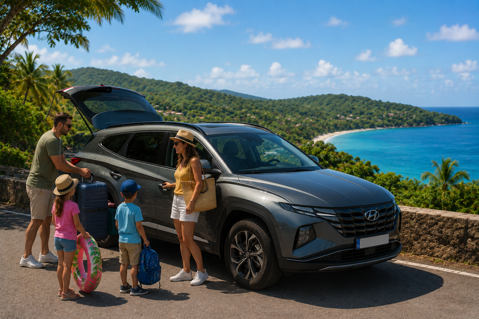 Voiture voyage famille