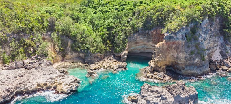Anse Castalia vue du drone