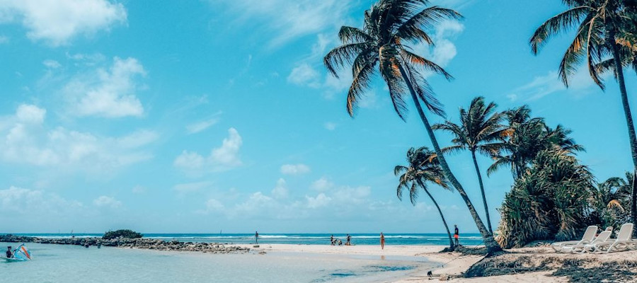 Plage de la Caravelle à Sainte-Anne - Guadeloupe