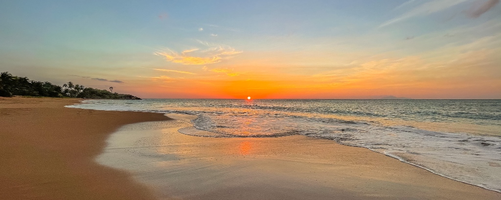Coucher de Soleil à la plage de la Perle - Basse-Terre