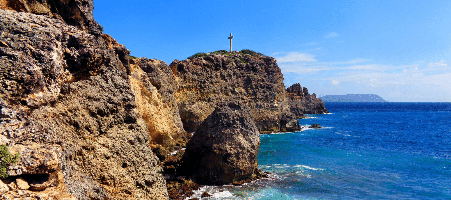 Pointe des châteaux à Saint-François