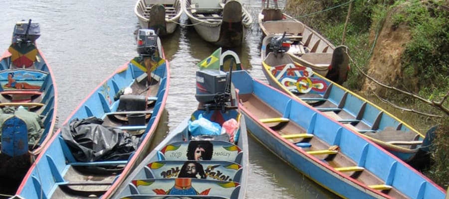 Faire un tour en pirogue/ bateau  à Cayenne en Guyane