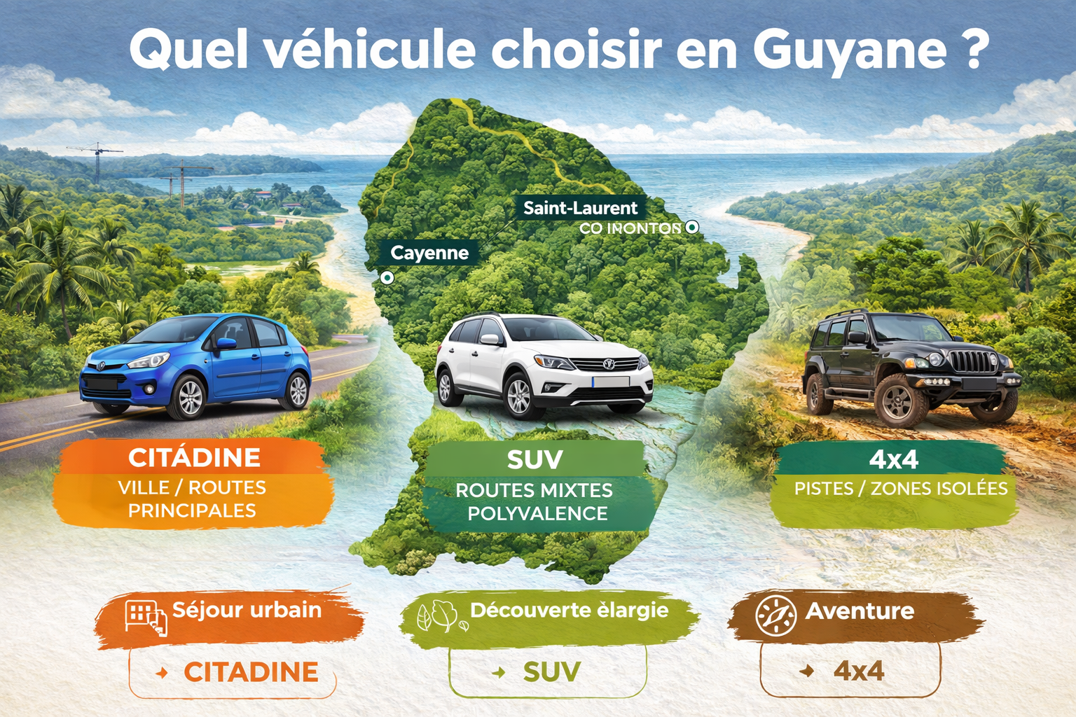 SUV, 4x4 ou citadine ?