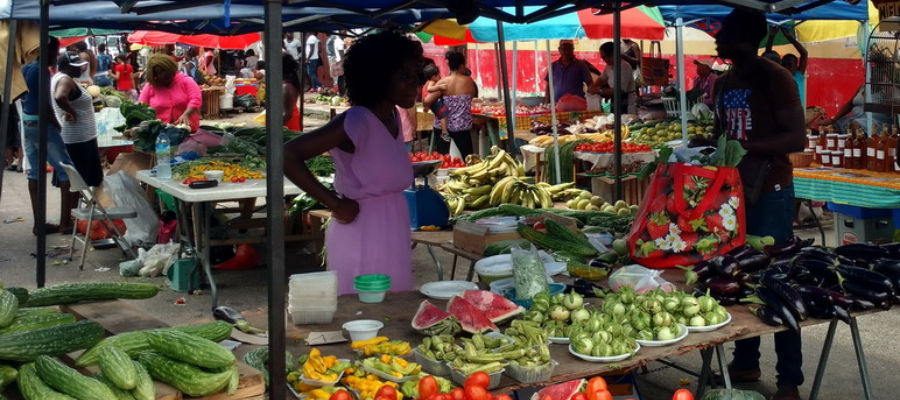marché de la ville de Saint-Laurent du Maroni
