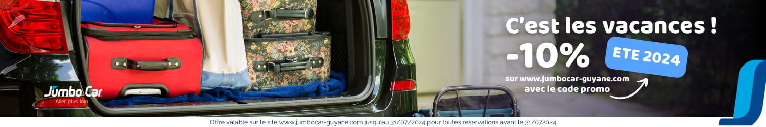 code promo location voiture Guyane