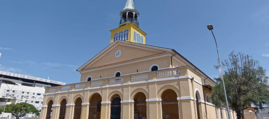 cathédrale Saint-Sauveur à Cayenne en Guyane 