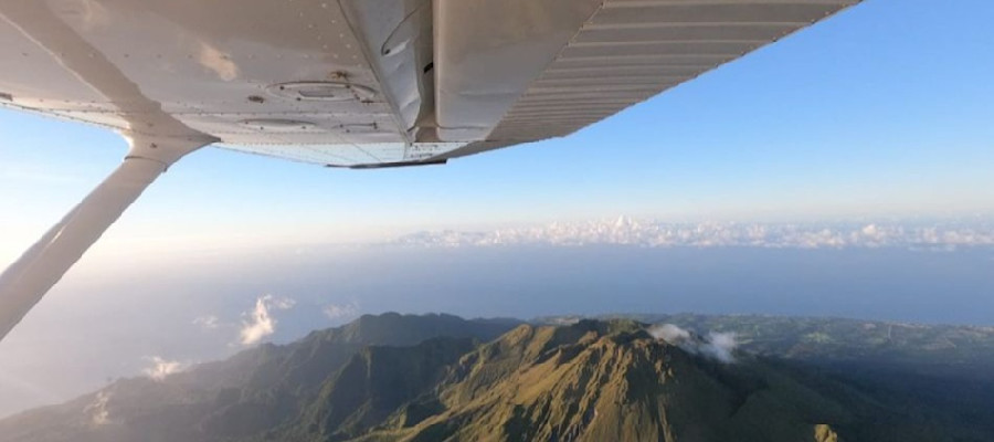 Survol Montagne Pelée - Coavionnage