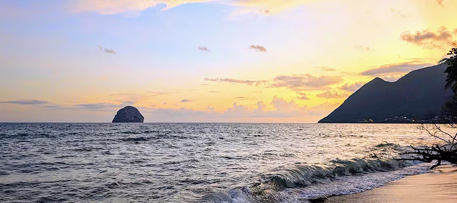 rocher-du-diamant-coucher-de-soleil