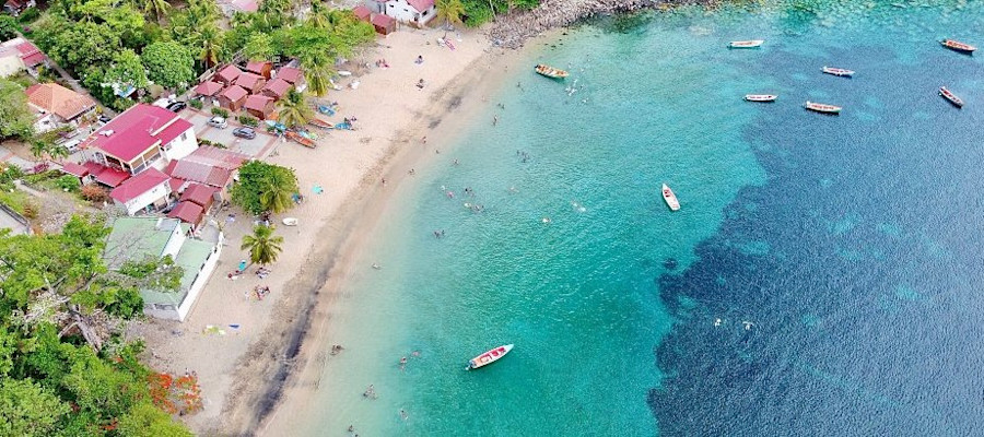 Anses d'Arlet vue drone