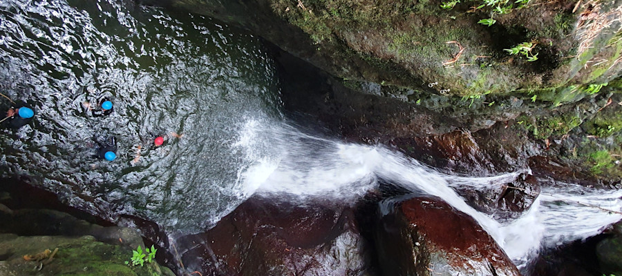 Cascade Absalon - Bassin - canyoning