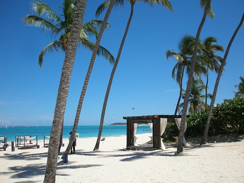 Puerto Plata, a seaside resort on the coast