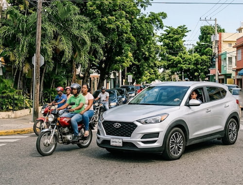 Le code de la route : entre motos et voiture en République dominicaine