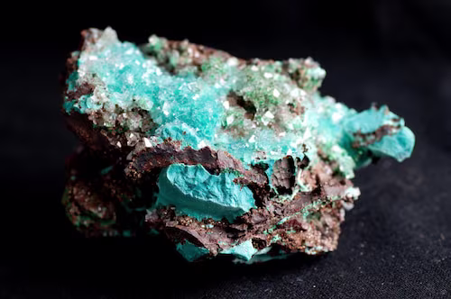 Una roca, piedra azul