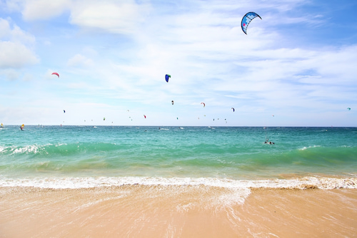 The famous nautical beaches of Cabarete