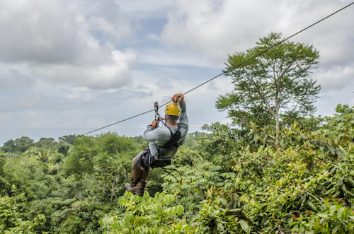 The canopy, one of the best excursions in Punta Cana