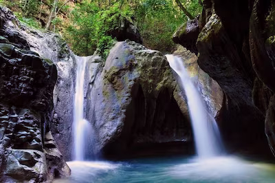 Los 27 Charcos, famosa cascada en Damajagua, cerca de Puerto Plata