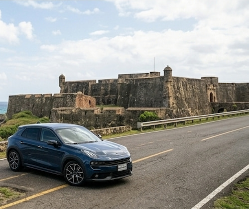 Coche de alquiler en la república dominicana